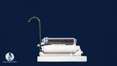 Dual Outlet Countertop Reverse Osmosis Water Filtration System | Drinking + Aquarium Use