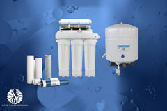 6-Stage UV Reverse Osmosis Drinking Water Filtration System | 75 GPD