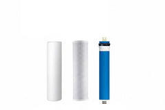 Hydro Logic Stealth RO100 Compatible Three Filter Pack - 100 GPD RO Membrane, Carbon, Sediment Filter for Hydrologic Systems