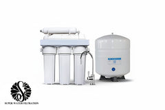 5-Stage Reverse Osmosis System – 50 GPD with Manual Flush Valve & Designer Faucet
