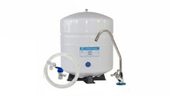 ADD-ON KIT: RO Faucet + Reverse Osmosis Water Storage Pressure Tank 4.5 Gallon (3.2 Gal Capacity) with Tank Valve /Tubing/Tee