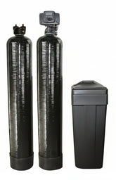 Whole House Fleck Water Softener + Upflow Carbon Filtration System (10"x54", 48000 Grain, 1.5 Cubic Ft)