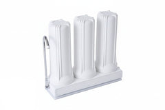 Triple Countertop Water Filtration System | Alkaline, Carbon Block + Fluoride Reducing Filter