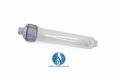 25 Clear Empty Refillable Inline Cartridges 2"x 10" For DI/Resin/Carbon/Calcite