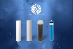 4-Stage RO/DI Aquarium Water Filter &amp; Membrane Replacement Set 200 GPD