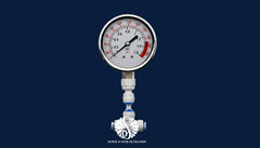 Reverse Osmosis (RO) Pressure Gauge 1-100 PSI