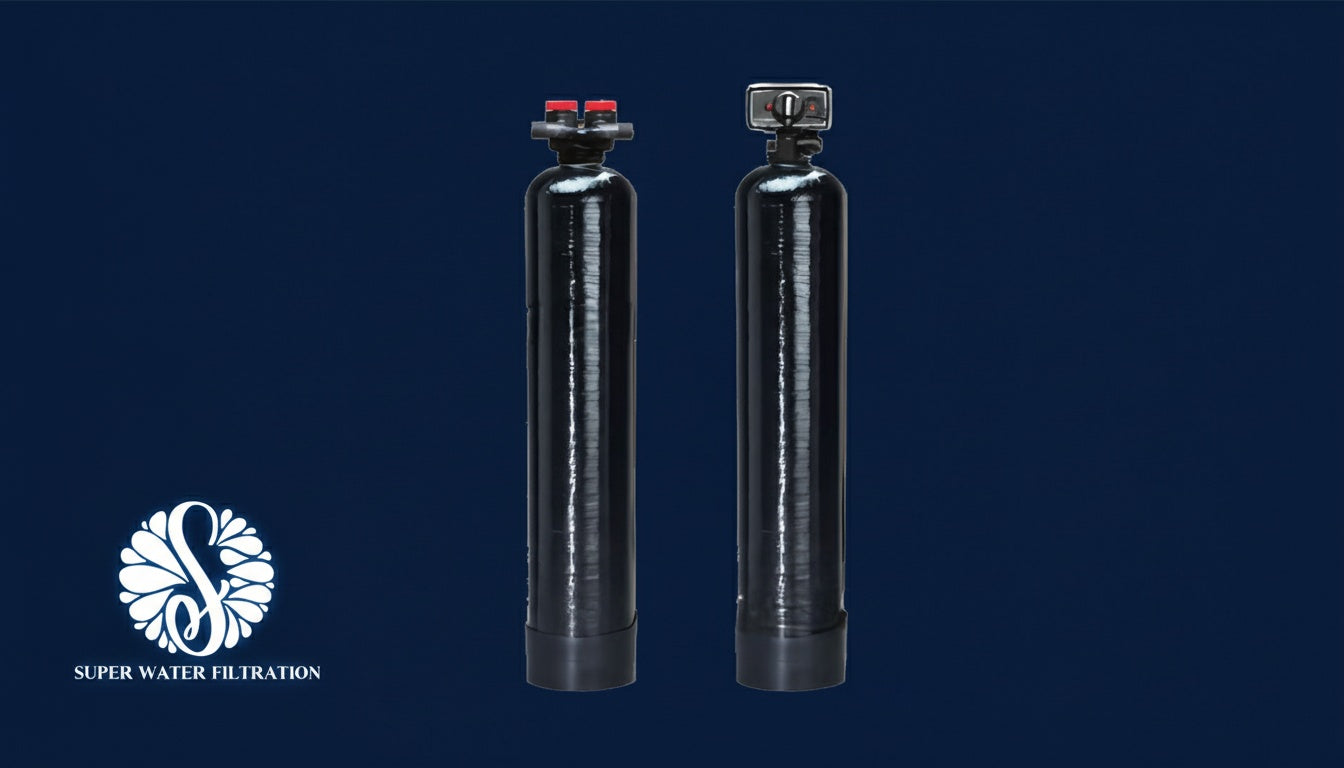 Salt-Free Water Conditioner with Scale Prevention | 12 GPM | Catalytic Carbon Whole House Up-flow Filtration System