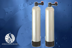 Salt-Free Water Conditioner with Scale Prevention | 15 GPM + Whole House Carbon Filtration System