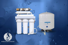 6 Stage Alkaline pH plus/ ORP Negative Reverse Osmosis Water Filtration System - 50 GPD, Tank