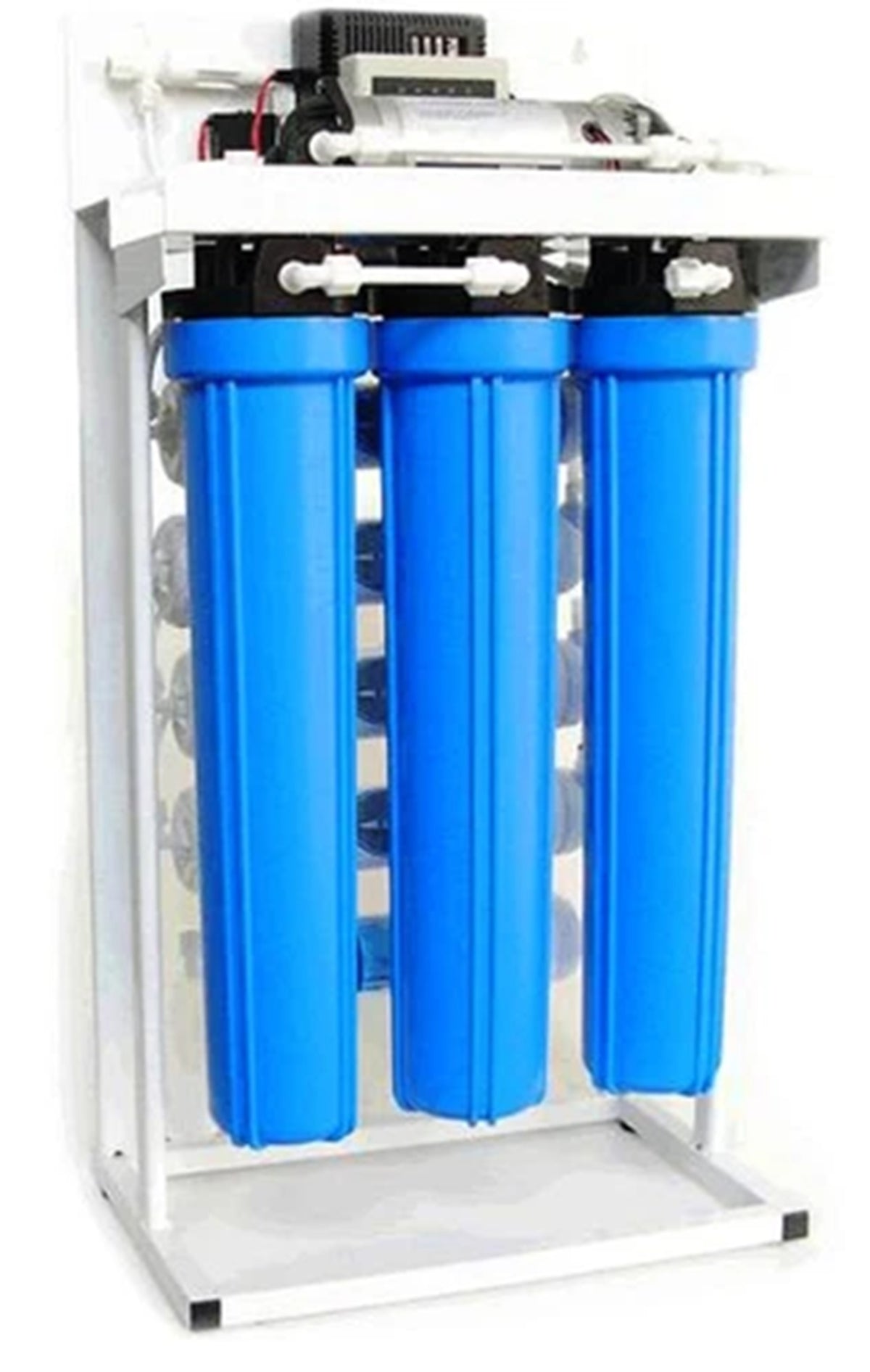Commercial Grade Reverse Osmosis + Deionization (RO/DI) Water Filtration System | 300 GPD with Booster Pump | 0 TDS