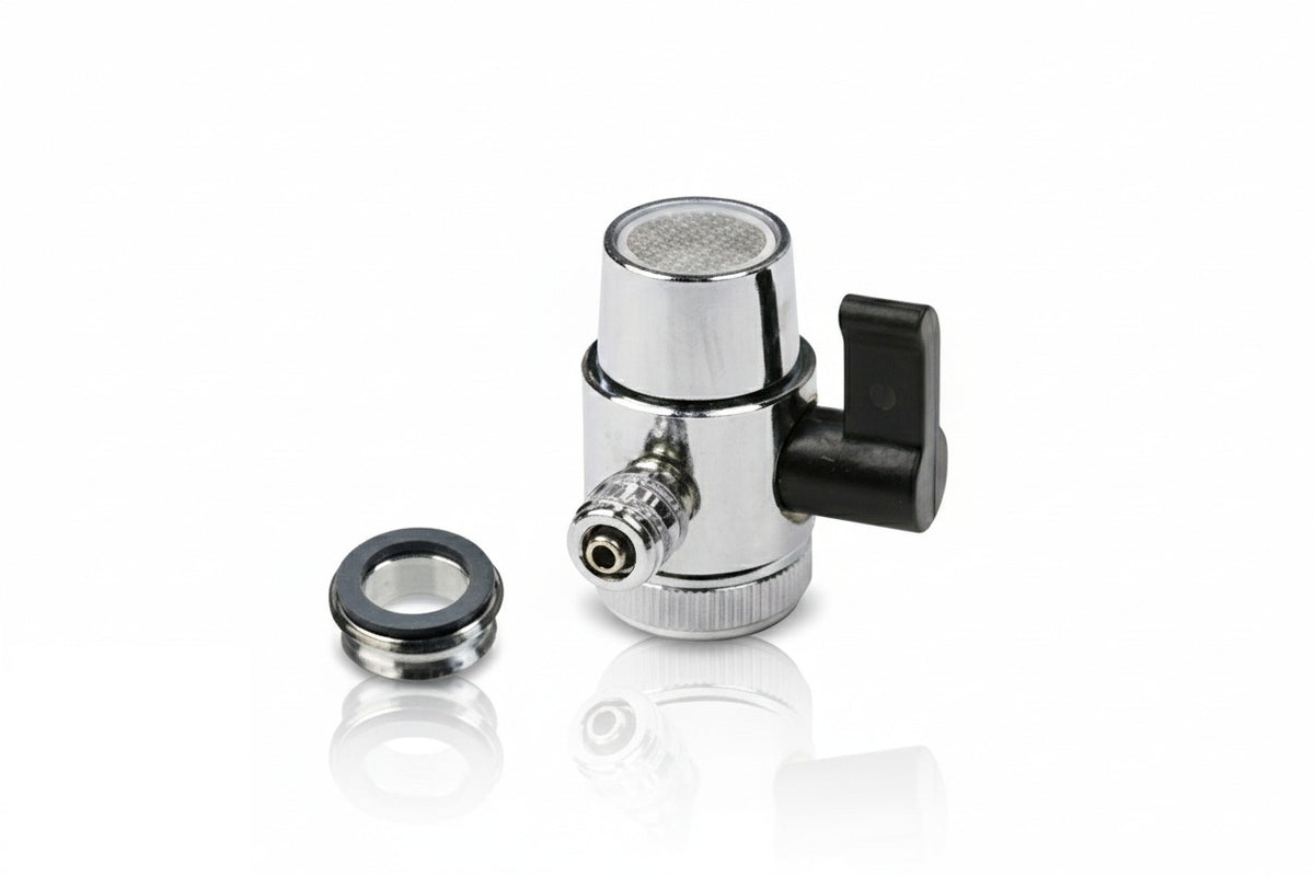 Faucet Adapter Diverter Valve for Reverse Osmosis Systems