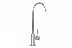 Chrome Finish Non-Air Gap Kitchen Water Filter Faucet | GOOSE NECK | 100% Lead-Free