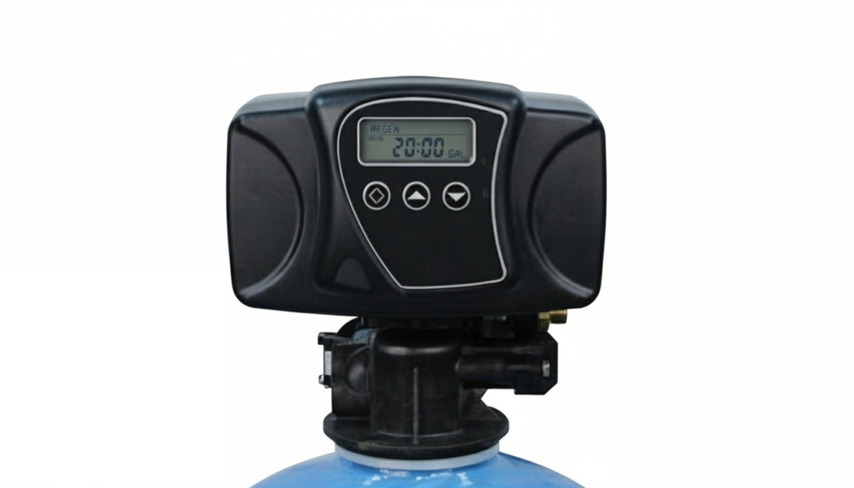 Fleck 5600SXT Water Softener Valve Digital Metered On Demand Replacement Head