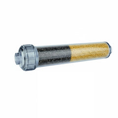 KDF 85 + GAC (2.5" x 9.75") Iron Filter- for 10" Countertop and Under Sink RO Filtration | HydroLogic HLKDF10 Replacement Carbon Filter Hydro-Logic