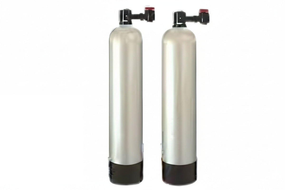 Salt-Free Water Conditioner with Scale Prevention | 15 GPM + Whole House Carbon Filtration System