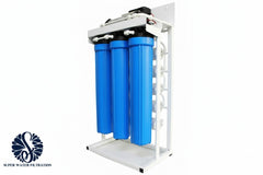 Commercial Grade Reverse Osmosis + Deionization (RO/DI) Water Filtration System | 300 GPD with Booster Pump | 0 TDS