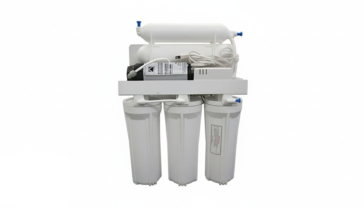 6-Stage Reverse Osmosis Water Filtration System | 75 GPD with Booster Pump