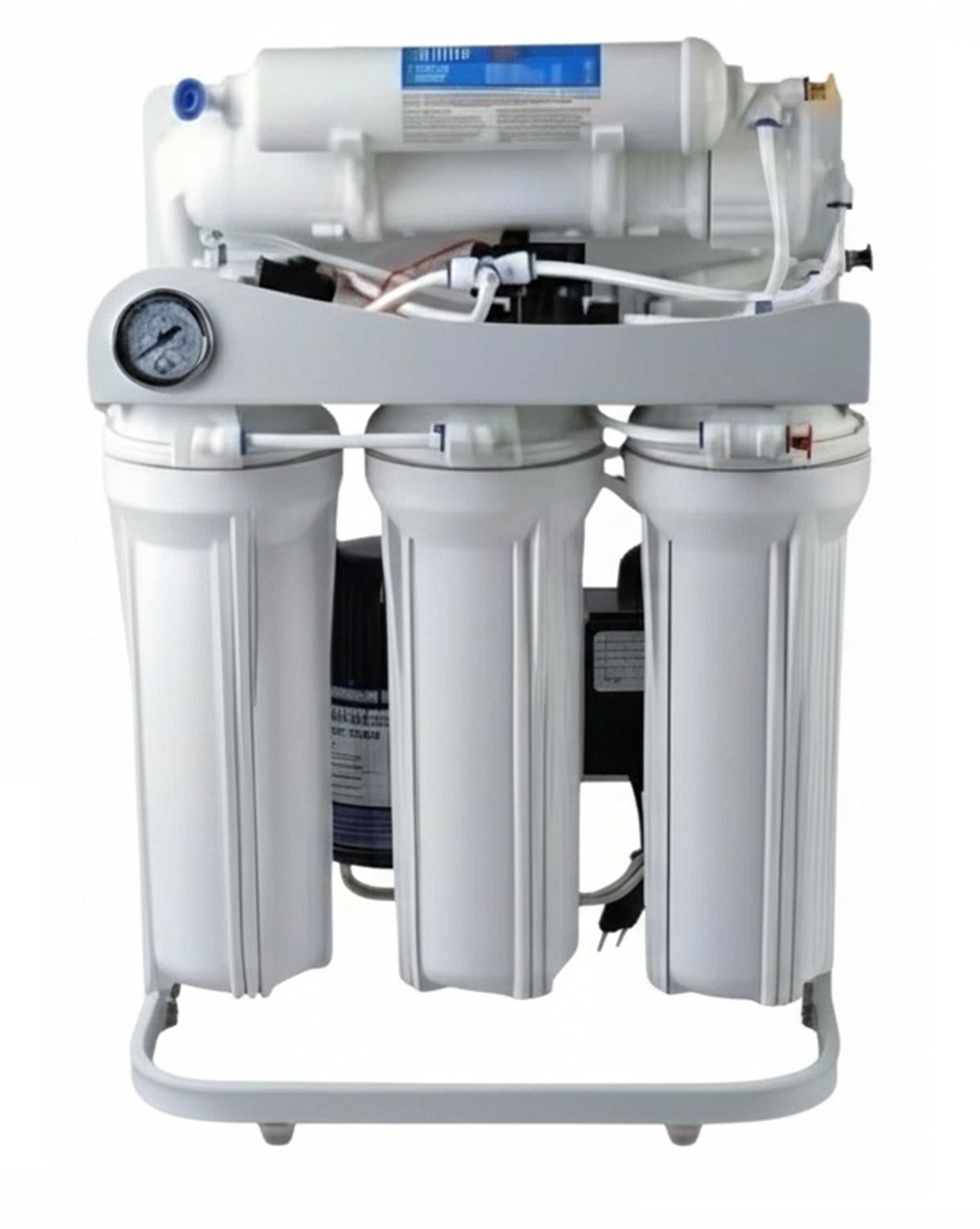 6-Stage Alkaline Reverse Osmosis Water Filtration System | 100 GPD with Booster Pump