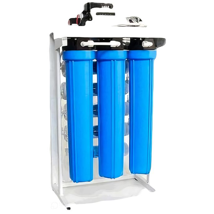 Wise Light Commercial 400 GPD - 20" Reverse Osmosis Water Filtration System + Booster Pump