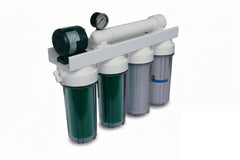 REVERSE OSMOSIS WATER FILTRATION SYSTEM + DUAL DI + PERMEATE PUMP || 150 GPD