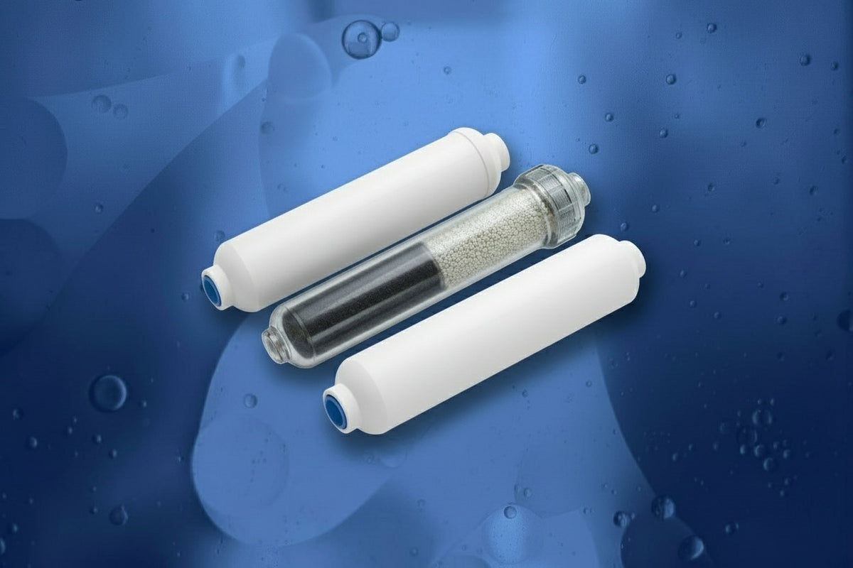 3-Pack Inline Replacement Filters for Mini or Compact 4-Stage RO Systems
