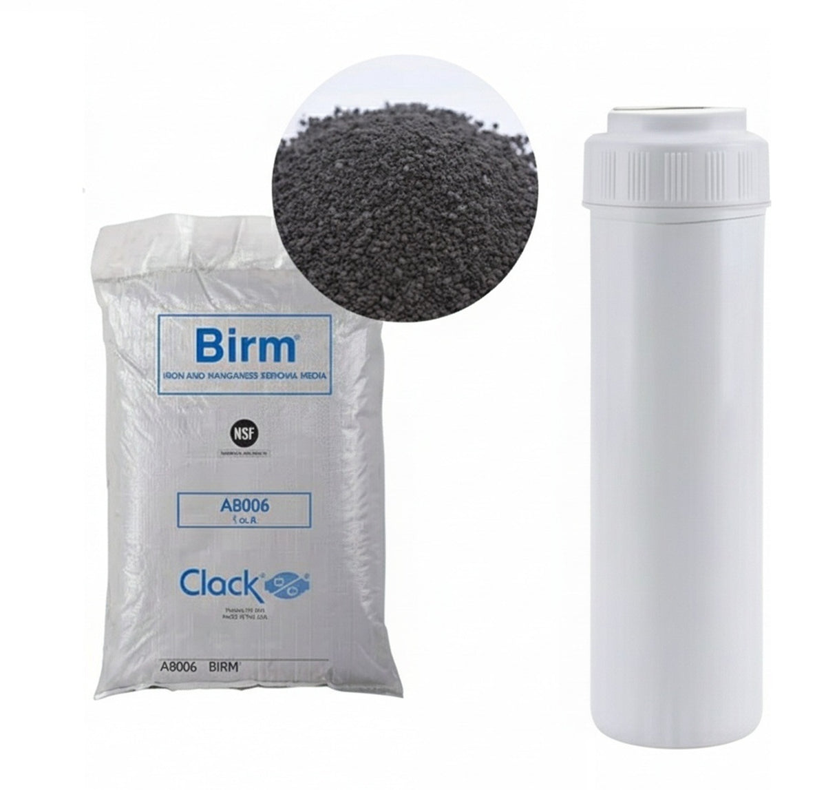 2.5" x 10" BIRM Filter - for Iron and Manganese Reduction