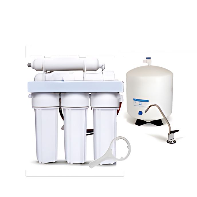 California Edition: 5 Stage RO Reverse Osmosis Water Filtration System 75 GPD 1:1 Ratio Low Waste:High Recovery