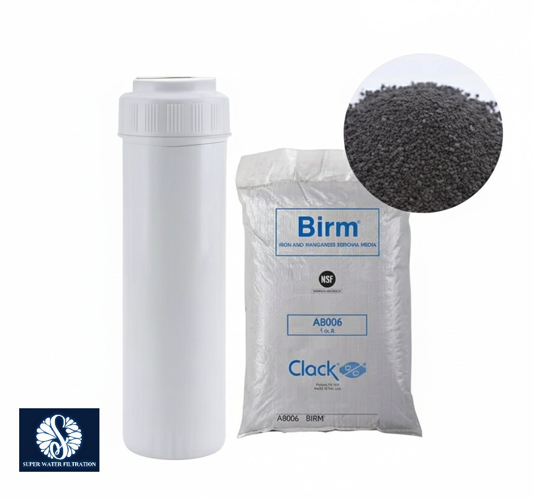 2.5" x 10" BIRM Filter - for Iron and Manganese Reduction