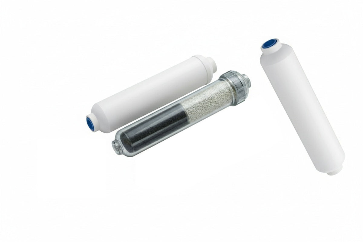 3-Pack Inline Replacement Filters for Mini or Compact 4-Stage RO Systems