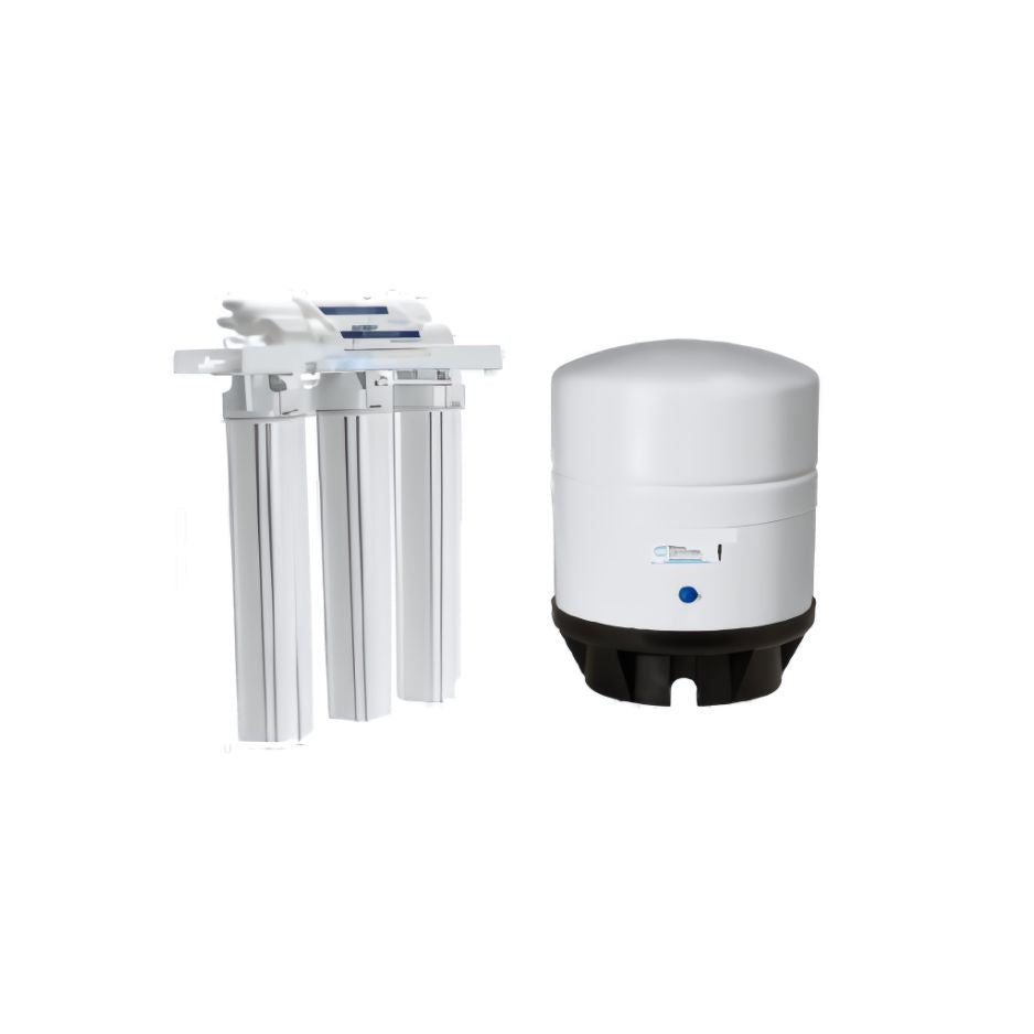 Light Commercial 150 GPD Reverse Osmosis Alkaline Water Filter System + 14 Gallon Tank | 20" Housing