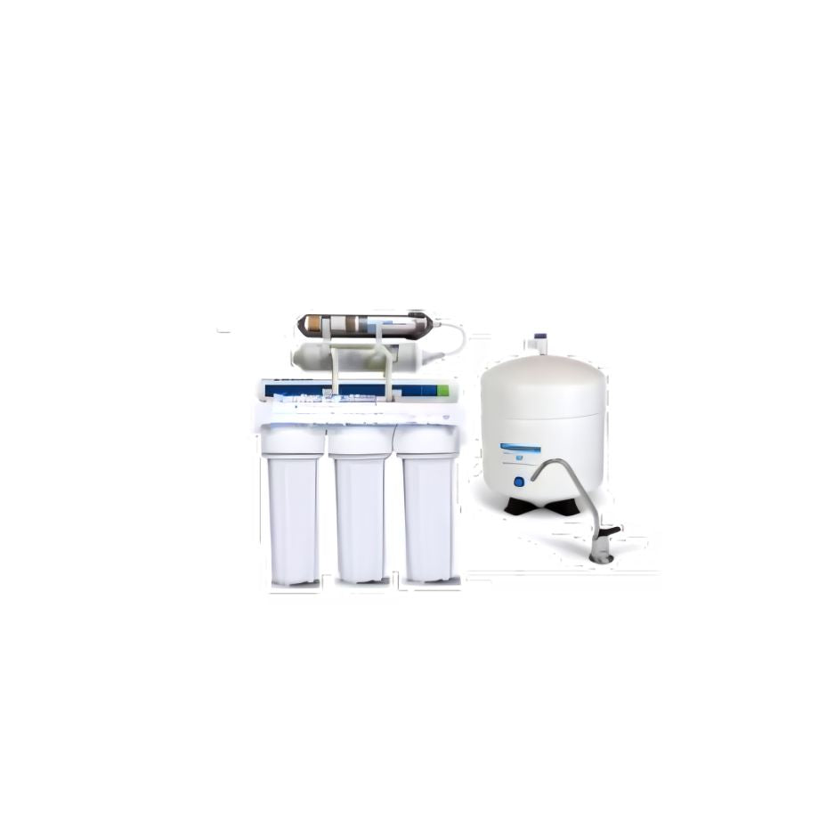 California Edition: 6 Stage RO Reverse Osmosis Water Filtration System ALKALINE pH 75 GPD 1:1 Ratio Low Waste:High Recovery