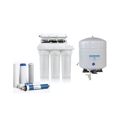 6 Stage UV Ultra-Violet Sterilizer Reverse Osmosis Home Drinking Water Filtration System - 75 GPD