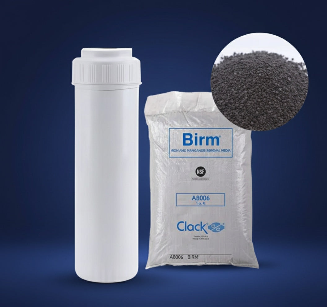 2.5" x 10" BIRM Filter - for Iron and Manganese Reduction
