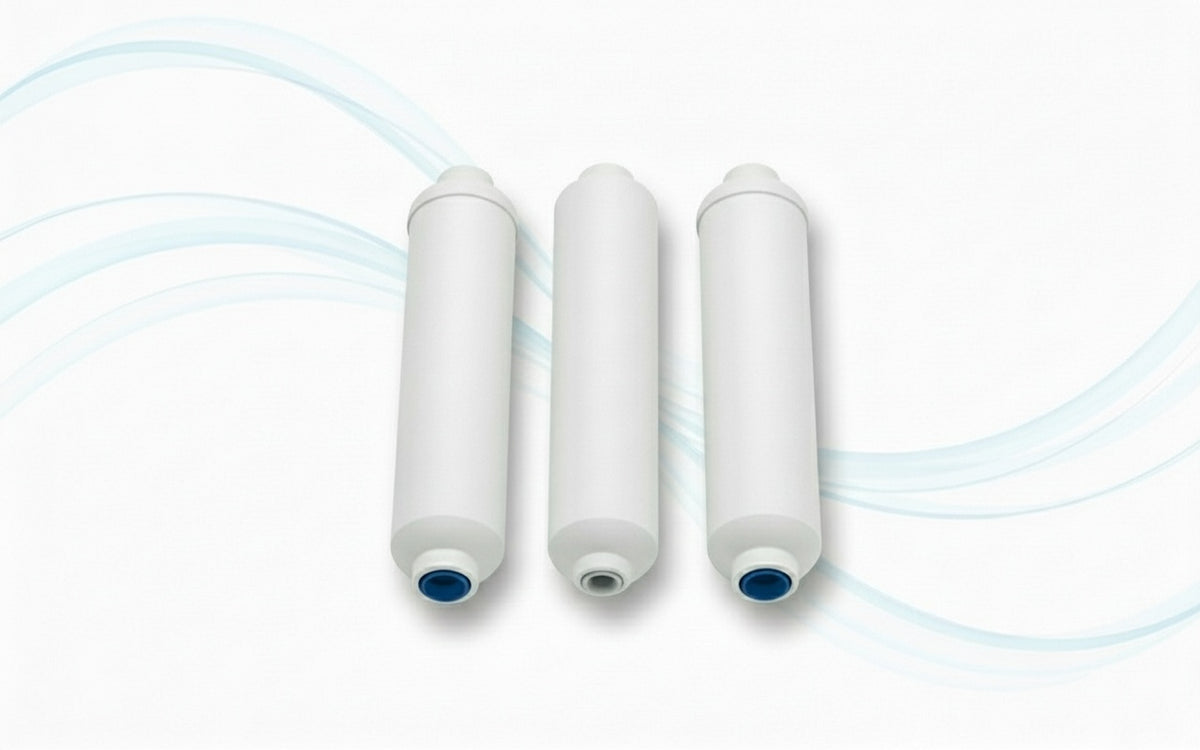 2" x 10" Inline RO Carbon Filters – 3-Pack Replacement