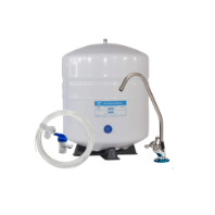 ADD-ON KIT: RO Faucet + Reverse Osmosis Water Storage Pressure Tank 4.5 Gallon (3.2 Gal Capacity) with Tank Valve /Tubing/Tee